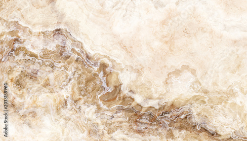 Beige Gold Marble Texture with Mineral Waves