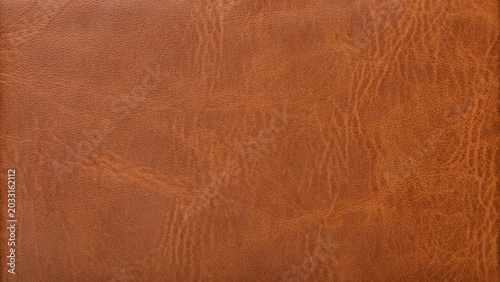 Foto Genuine Leather Texture Background – Dark Brown and Orange Distressed Leather Su