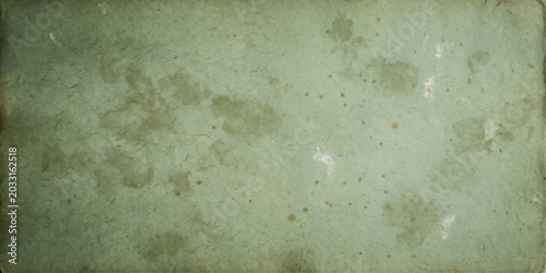 Tableau sur toile A textured, aged green surface with subtle imperfections and mottled patterns, evoking a sense of history and weathered beauty