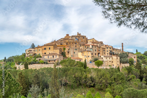 The Petroio Village in Siena Region of Italy