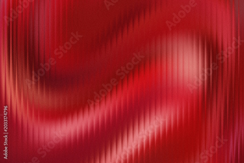 Abstract grainy gradient background with wavy ripple texture in deep red and crimson fluid vertical wave pattern