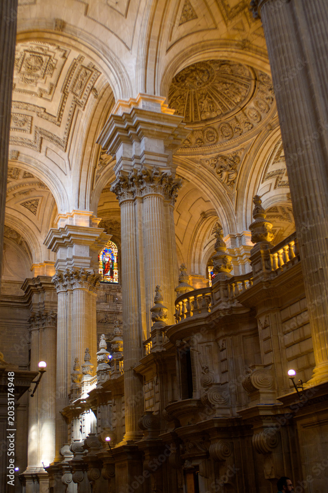 Obraz premium Interior de la Catedral de la Asunción de la Virgen de Jaén
