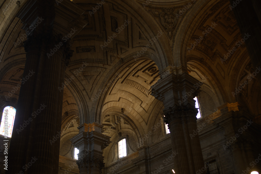 Obraz premium Interior de la Catedral de la Asunción de la Virgen de Jaén