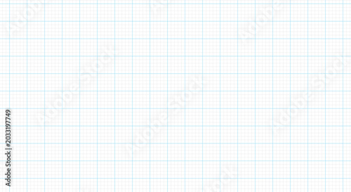 Foto Classic blue graph paper seamless pattern with blueprint math grid background for engineering architecture notebook