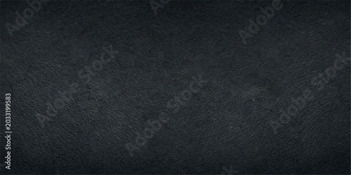 Schilderij op canvas This macro shot features a dark black leather texture with a rough grunge surfac