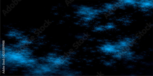 Fotografija An abstract blue space background features a dark atmospheric texture with glowi