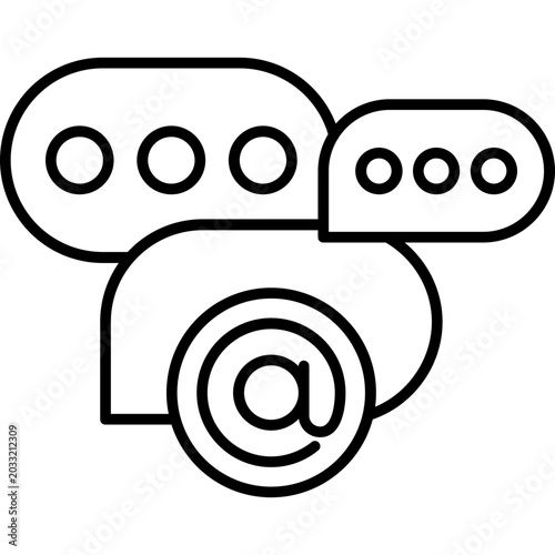 Tableau sur toile Mention Highlight Icon