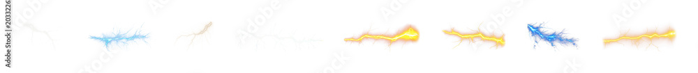 Naklejka premium PNG Dynamic elemental energy effects on transparent background