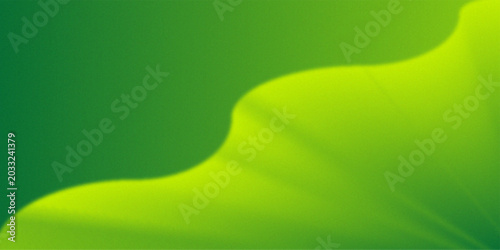 Photos Abstract Gradient Green Background with Smooth Wavy Lines and Light Rays - Eco-F