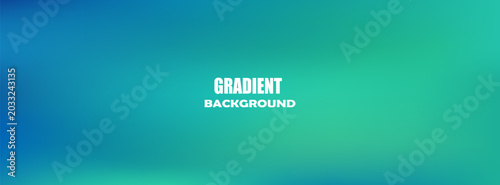 Abstract dark blue and emerald green gradient mesh background with soft glowing light effects, elegant horizontal fluid backdrop vector banner design.