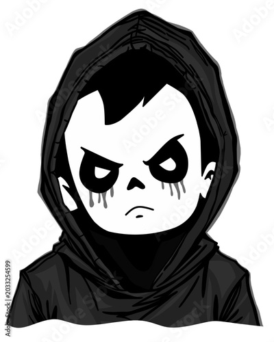 Hooded siniestro.