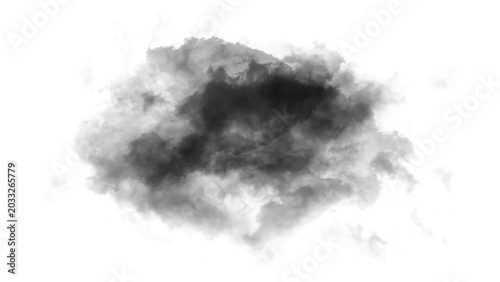 Photography Black smoke swirl with background abstract churning isolated as PNG