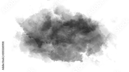 Φωτογραφία Abstract gray smoke cloud with abstract background churning component contrast a