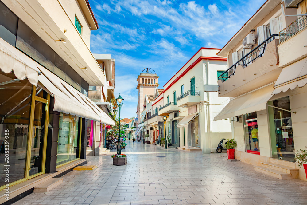 Fototapeta premium Street in Argostoli