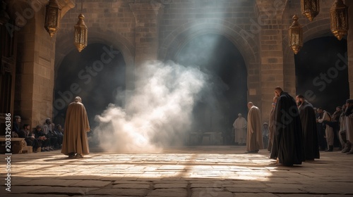 As the priests step back in awe, a thick cloud fills the Temple sanctuary, revealing the powerful presence and glory of God among His people.
