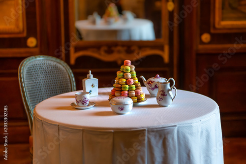 Teatime mit Macarons