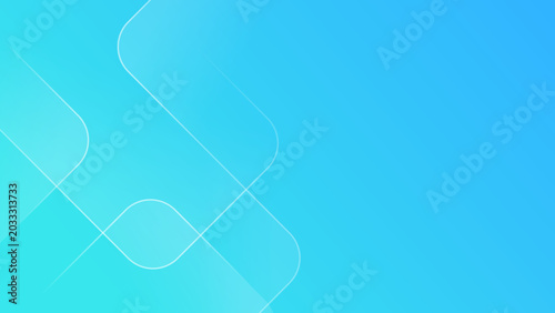 Minimal linear background. Lines on turquoise backdrop