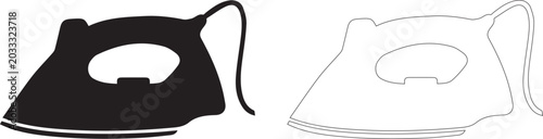 Fotografija iron vector icon symbol ,illustration