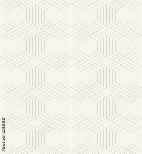 Konstfotografi Vector seamless pattern with a modern geometric texture