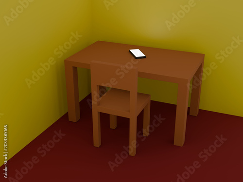 modern dining room