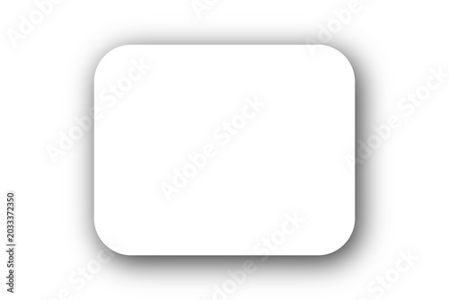 Rectangle with Round Drop Shadow Gradient Effect on transparent Background, squared round edge drop shadow Blurred Edges border frame gradient shadow effect overlay and product display