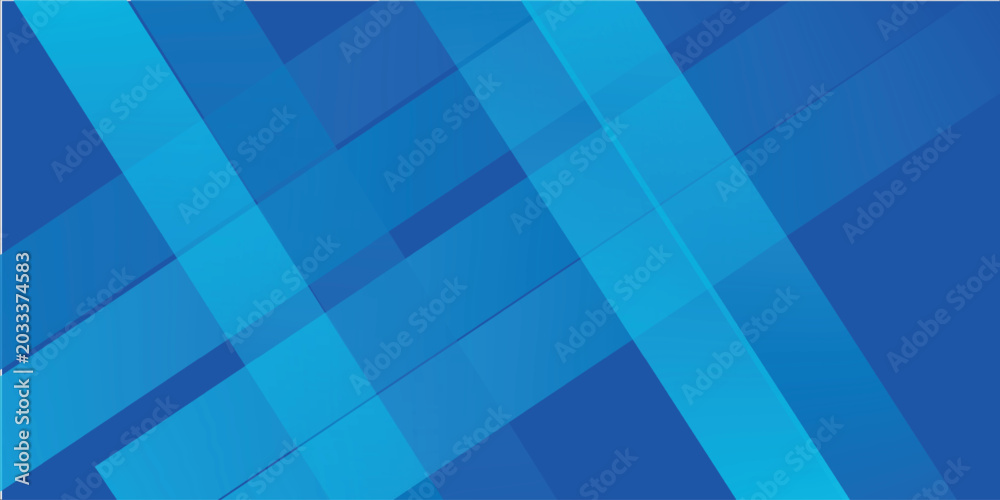 Fototapeta premium Geometric blue abstract background. Dynamic shapes composition. Cool background design for posters. Eps10 vector