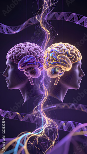 3d rendered illustration of a brain