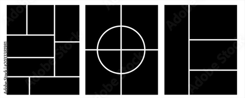 Photos Image collage layout template