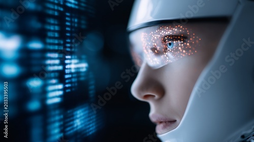 women in advanced technology roles, ai engineers and data scientists, realistic modern workspace