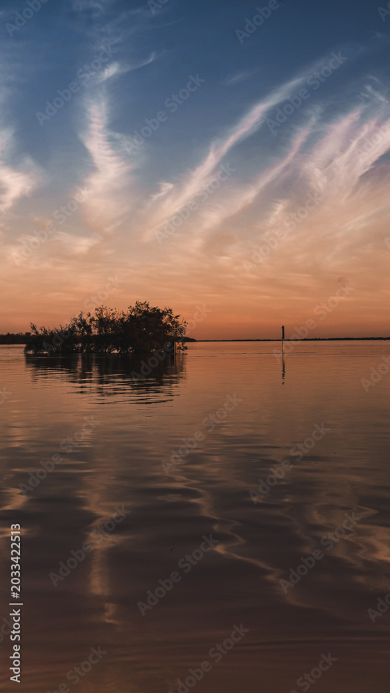 Fototapeta premium sunset over the sea