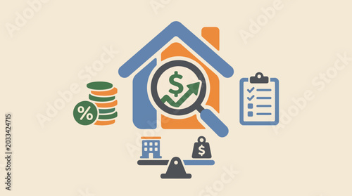 Canvastavla Finance Home Investment Money Concept.