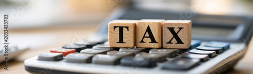 TAX Word Blocks on Calculat...