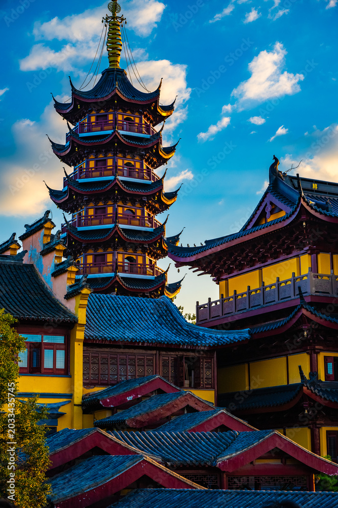 Obraz premium temples in nanjing