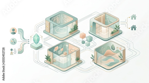 Digital Smart Living Ecosystem Innovative Technology for Sustainable Homes and Connected Urban Development with Integrated Data Flows and Efficient Resource Management