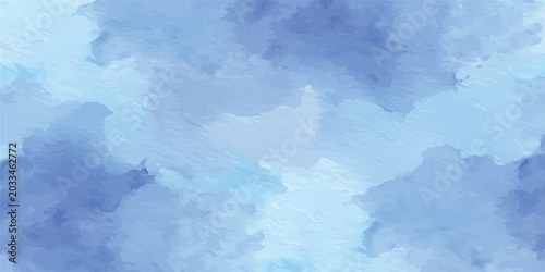 Foto Blue watercolor texture with textured paper effect sky blue watercolor backgroun