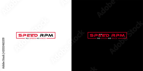 Modern Speed RPM Logo Design with 