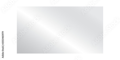 Subtle glass effect gradient silver and white abstract background for modern digital design. Transparent PNG.