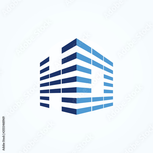 Creative HO house building logo symbol concept. Real Estate Apartment Home Monogram luxury elegant logo web design