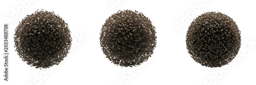 Tableau sur toile Swarm of insects overlapping wings, Calliphora vomitoria, bluebottle fly high-de