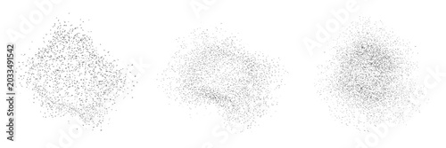 Obraz na plátně Swarm of insects mixed flying and crawling, Alphitobius diaperinus, lesser mealw