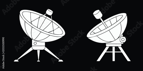 Photos Parabolic reflector and feed assembly components