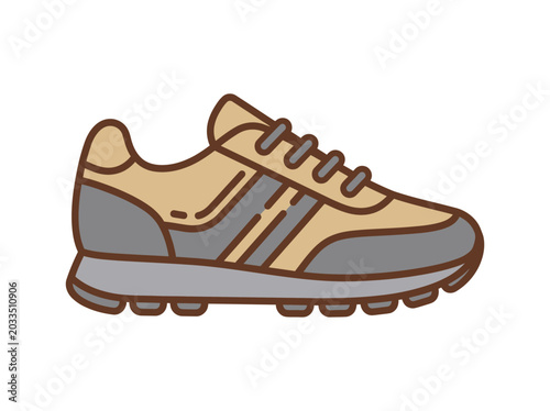 Sneaker Footwear Sports Running Shoe.