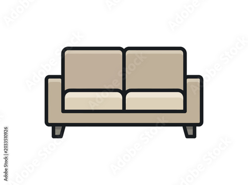 Brown Sofa Furniture Home Decor.