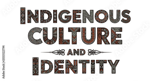 Indigenous Culture And Identity Symbol.
