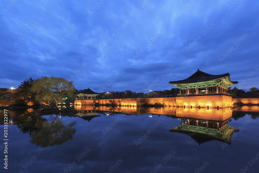 Fototapeta premium 경주동궁과월지,사적18호,경주시,경북