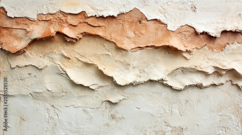 Minimal abstract clay texture with layered earthy browns and cream highlights. generative ai