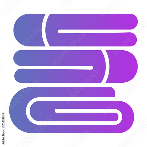 Tableau sur toile Towe Line Gradient Icon