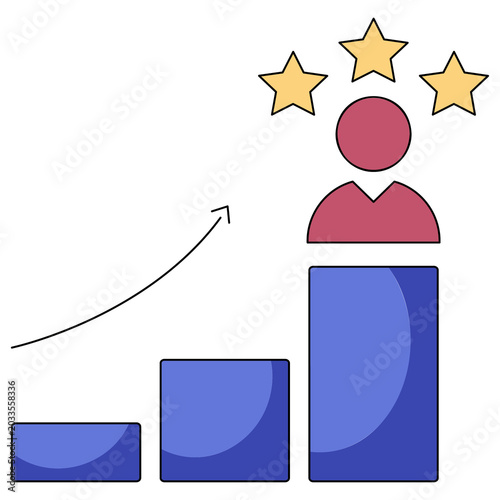 Career Growth Sticker