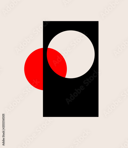 Geometric abstract composition representing intersection, contrast, and balance, premium graphic asset for cover art.