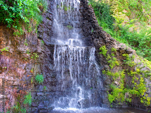 Krape Park Waterfall in Freeport Illinois